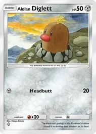 Alolan Diglett alolan-diglett