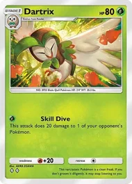 Cannot be exchange due to Pokemon TCG Pocket rules dartrix