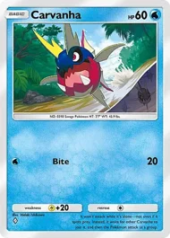 Cannot be exchange due to Pokemon TCG Pocket rules carvanha