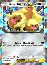Cannot be exchange due to Pokemon TCG Pocket rules alolan-dugtrio-ex