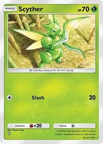 Cannot be exchange due to Pokemon TCG Pocket rules scyther