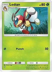 Cannot be exchange due to Pokemon TCG Pocket rules ledian