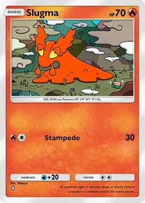 Cannot be exchange due to Pokemon TCG Pocket rules slugma