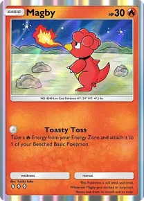 Cannot be exchange due to Pokemon TCG Pocket rules magby