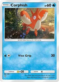 Cannot be exchange due to Pokemon TCG Pocket rules corphish