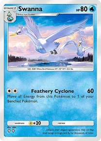 Cannot be exchange due to Pokemon TCG Pocket rules swanna