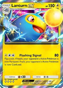Cannot be exchange due to Pokemon TCG Pocket rules lanturn-ex