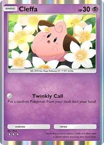 Cannot be exchange due to Pokemon TCG Pocket rules cleffa