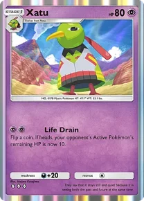 Cannot be exchange due to Pokemon TCG Pocket rules xatu