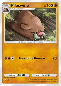 Cannot be exchange due to Pokemon TCG Pocket rules piloswine