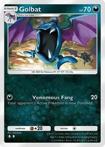 Cannot be exchange due to Pokemon TCG Pocket rules golbat