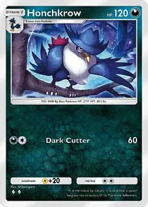 Cannot be exchange due to Pokemon TCG Pocket rules honchkrow