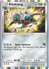 Cannot be exchange due to Pokemon TCG Pocket rules klinklang