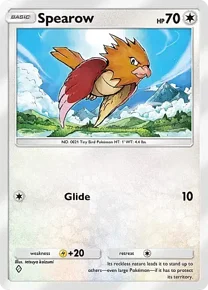 Cannot be exchange due to Pokemon TCG Pocket rules spearow
