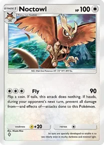 Cannot be exchange due to Pokemon TCG Pocket rules noctowl