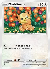 Cannot be exchange due to Pokemon TCG Pocket rules teddiursa