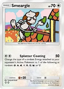 Cannot be exchange due to Pokemon TCG Pocket rules smeargle