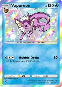 Cannot be exchange due to Pokemon TCG Pocket rules vaporeon