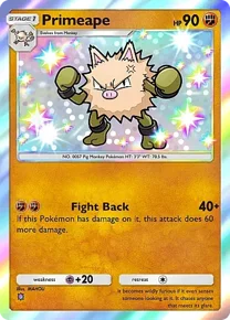 Cannot be exchange due to Pokemon TCG Pocket rules primeape