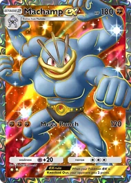 Cannot be exchange due to Pokemon TCG Pocket rules machamp-ex