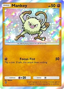 Cannot be exchange due to Pokemon TCG Pocket rules mankey
