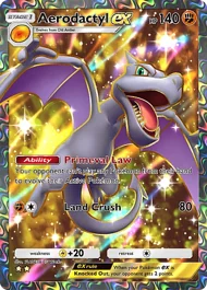 Cannot be exchange due to Pokemon TCG Pocket rules aerodactyl-ex
