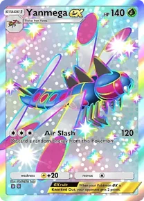 Cannot be exchange due to Pokemon TCG Pocket rules yanmega-ex