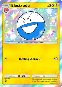 Cannot be exchange due to Pokemon TCG Pocket rules electrode
