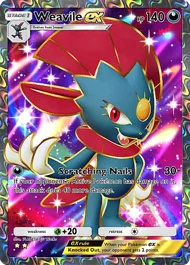 Cannot be exchange due to Pokemon TCG Pocket rules weavile-ex