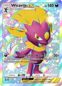 Cannot be exchange due to Pokemon TCG Pocket rules weavile-ex
