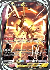 Cannot be exchange due to Pokemon TCG Pocket rules arceus-ex