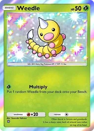 Cannot be exchange due to Pokemon TCG Pocket rules weedle