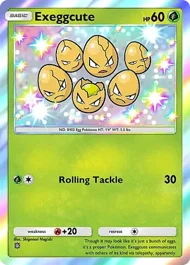 Cannot be exchange due to Pokemon TCG Pocket rules exeggcute