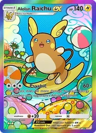 Cannot be exchange due to Pokemon TCG Pocket rules alolan-raichu-ex