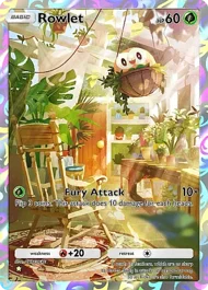 Cannot be exchange due to Pokemon TCG Pocket rules rowlet