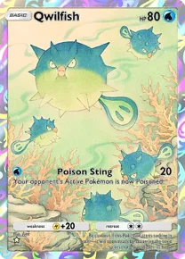 Cannot be exchange due to Pokemon TCG Pocket rules qwilfish
