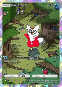 Cannot be exchange due to Pokemon TCG Pocket rules delibird