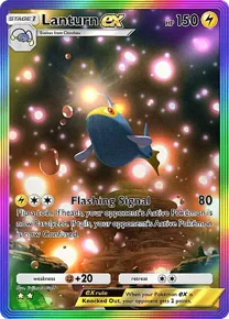 Cannot be exchange due to Pokemon TCG Pocket rules lanturn-ex