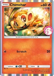 Cannot be exchange due to Pokemon TCG Pocket rules chimchar