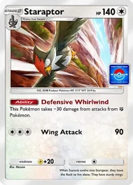 Cannot be exchange due to Pokemon TCG Pocket rules staraptor