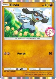 Cannot be exchange due to Pokemon TCG Pocket rules riolu