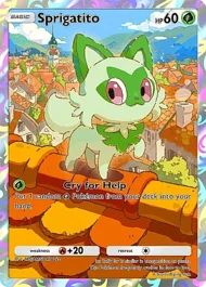 Cannot be exchange due to Pokemon TCG Pocket rules sprigatito