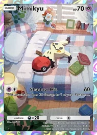 Cannot be exchange due to Pokemon TCG Pocket rules mimikyu