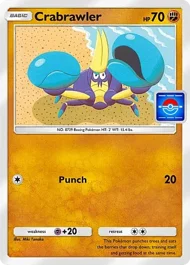 Cannot be exchange due to Pokemon TCG Pocket rules crabrawler