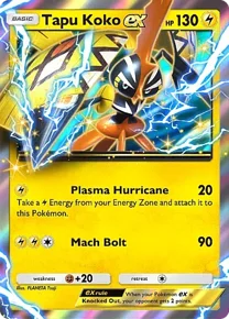 Cannot be exchange due to Pokemon TCG Pocket rules tapu-koko-ex