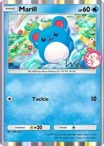 Cannot be exchange due to Pokemon TCG Pocket rules marill